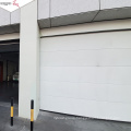 New White Sectional Overhead Electric Garage Door